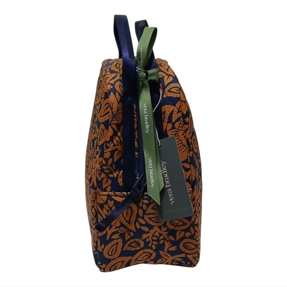 Vera Bradley Lunch Bag Lotus Montage Roasted Featherweight: